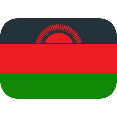 Malawi flag emoji clipart. Free download transparent .PNG | Creazilla