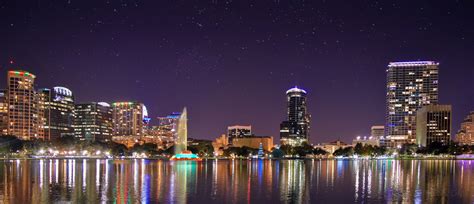 Orlando Skyline from Lake Eola - Florida Traveler