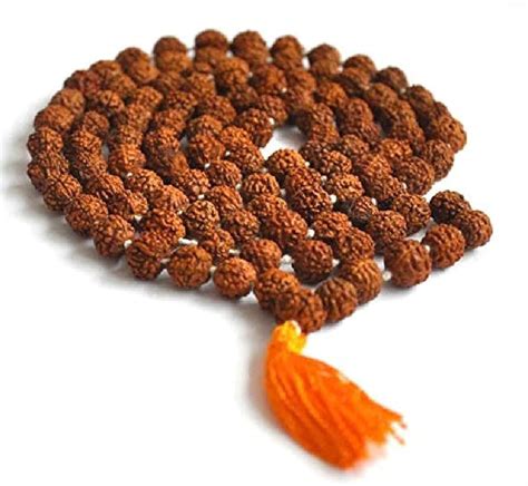 Buy Zanshack Original 5 Mukhi Rudraksha Natural 7mm Beads Japa Mala 108 Beads Wood ChainStylish ...