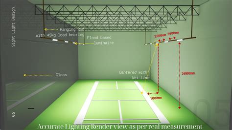 Badminton Court Lighting - How to apply lights? Which light to use ...