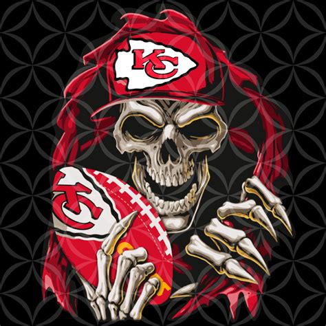 Kansas City Chiefs Skull Pirate Svg Sport Svg Kansas City | Etsy