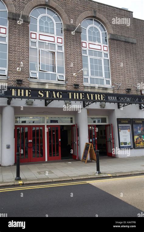 The Stag Theatre in Sevenoaks Kent Stock Photo - Alamy