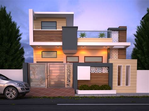 ground floor moden design | Small house design exterior, Building front ...