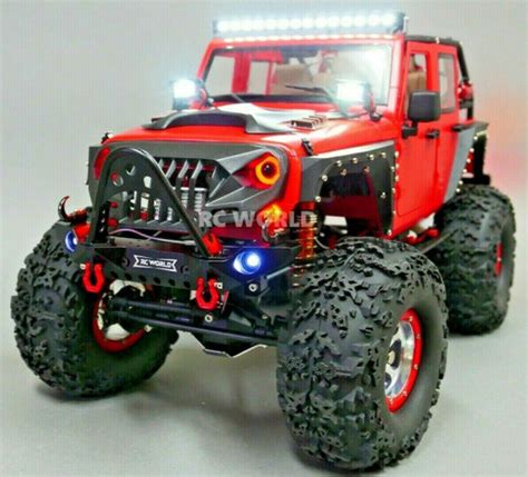 Custom Built 1/10 RC JEEP WRANGLER RUBICON 2-Speed Rock Crawler 8.4V *RTR*