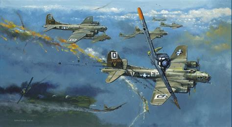 Solve Air combat over Europe jigsaw puzzle online with 299 pieces