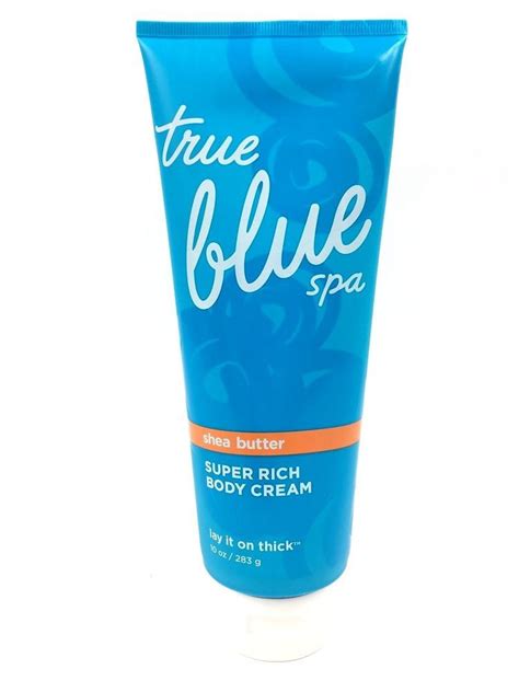 Bath & Body Works True Blue Spa 10oz Shea Butter Body Cream for sale ...