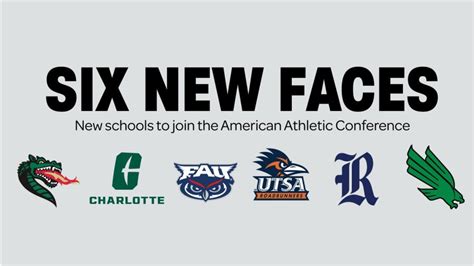 Six New Faces: American Athletic Conference announces the addition of six new schools – The ...