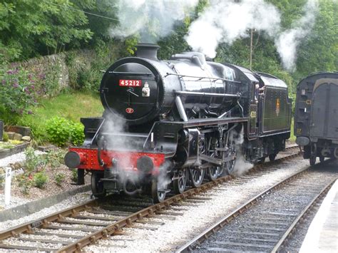 LMS Stanier Class 5 (Black 5) No 45212 - Numbered 5212 by the LMS the engine was produced by ...