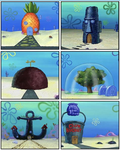 which house would you rather live in? : r/spongebob