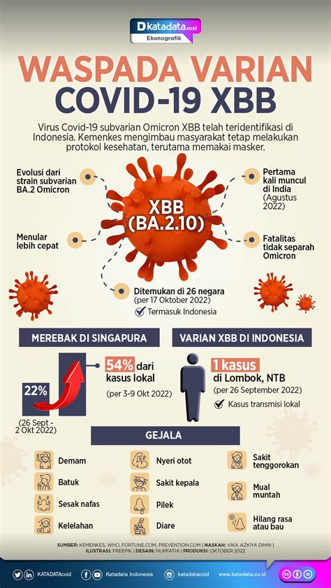 Waspada Varian Covid-19 XBB - Infografik Katadata.co.id