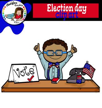 Election Day clip art. Free!! by Artifex | TPT