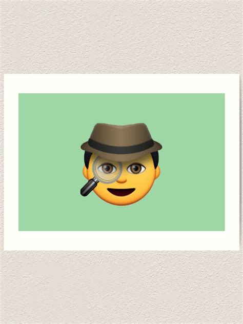 "Detective Emoji" Art Print by KHavens | Redbubble