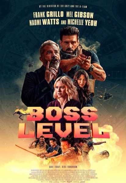 Boss Level Movie starring Frank Grillo, Mel Gibson, Naomi Watts, and ...