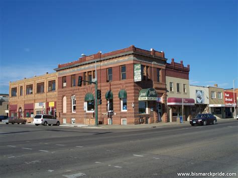 Historic Buildings on Main Street - Mandan, North Dakota - a photo on ...