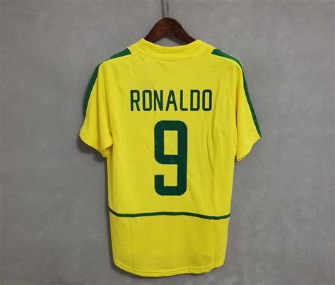 Brazil 2002 World Cup Ronaldo 9 Retro Jersey Home Shirt R9 | Etsy