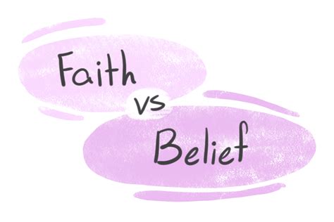 "Faith" vs. "Belief" in English | LanGeek