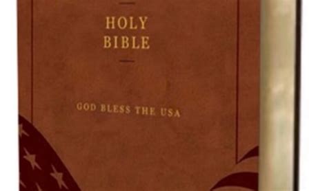 God Bless The USA: Lee Greenwood Hit Inspires A Limited Edition Bible ...