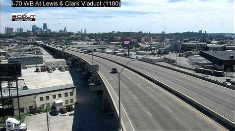 Kansas City: I- WB On Lewis & Clark Viaduct Traffic Cam