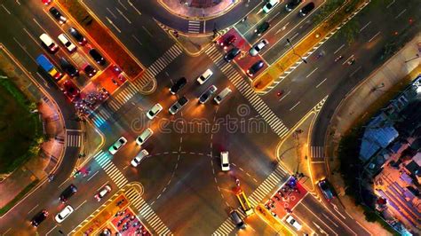 Town Traffic from Aerial View Stock Image - Image of design, city: 170146389