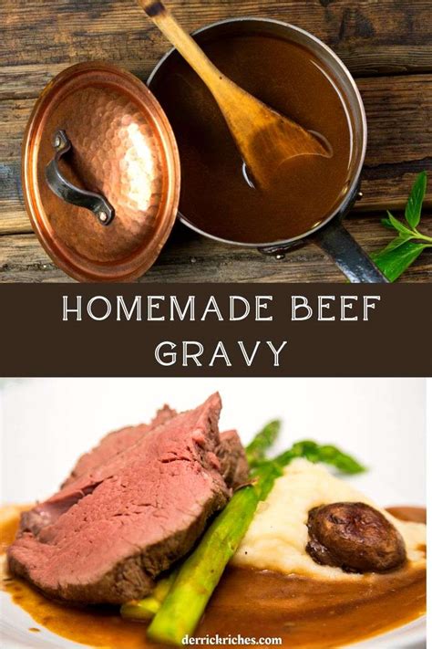 Homemade Beef Gravy - Derrick Riches