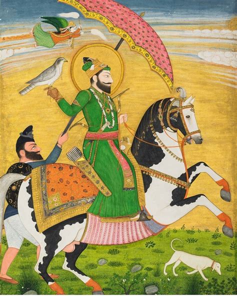 Equestrian Portrait of Siri Guru Gobind Singh Ji