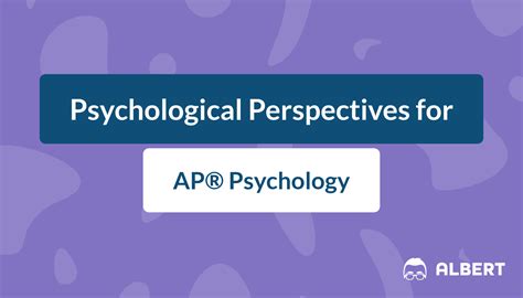 Psychological Perspectives for AP® Psychology | Albert.io