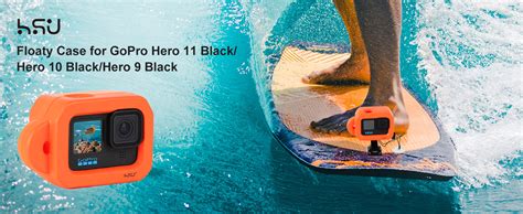 Amazon.com: HSU Floaty Case for GoPro Hero 11/ 10/ 9 Black, Floating ...