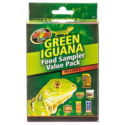 Zoo Med Green Iguana Food Sampler Value Pack Green Iguana Food Sample ...