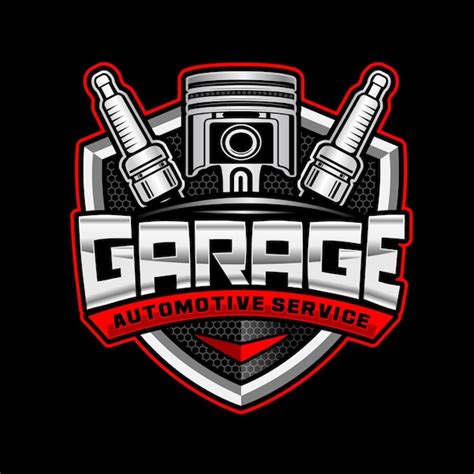 Premium Vector | Auto repair and garage logo template for automotive industry