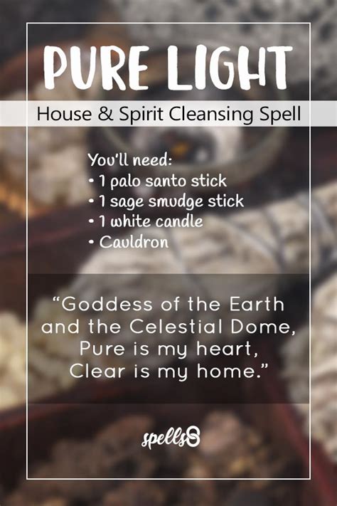 ‘Pure Light’: House & Spirit Cleansing Spell – Spells8