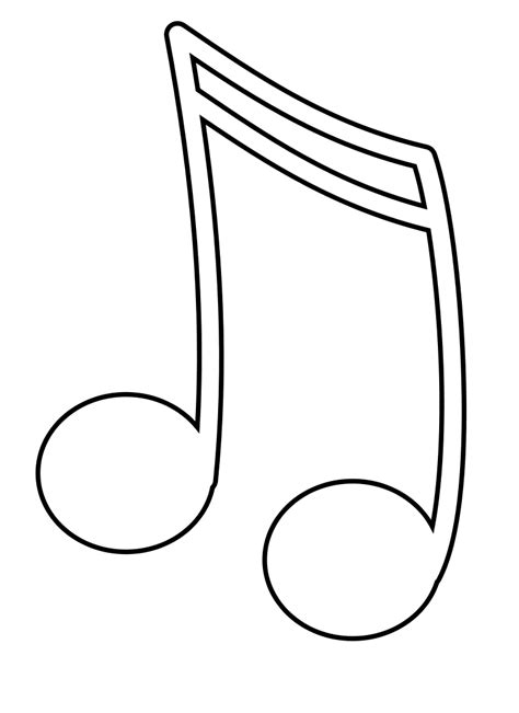 Musical Symbols Coloring Pages Printables