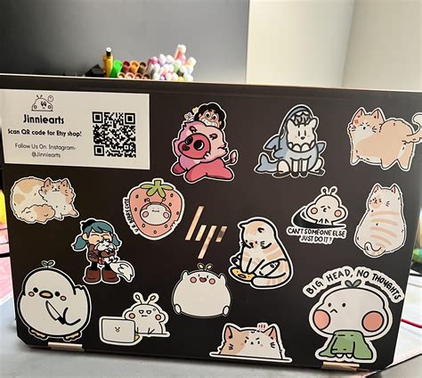 My first sticker bombing on my laptop. I haven't gotten to fill in the spaces just yet, but I ...