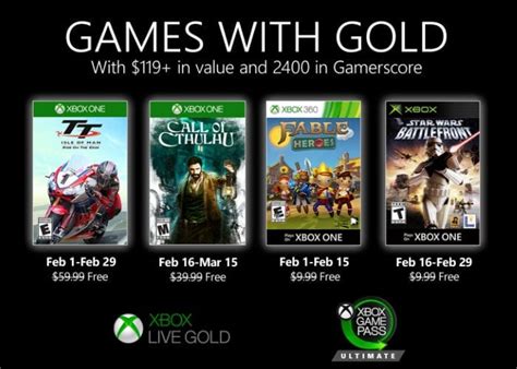 Free Xbox games with Gold for February 2020 - Geeky Gadgets