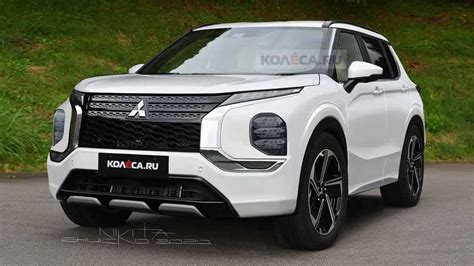 2022 Mitsubishi Outlander rendered based on recent teaser