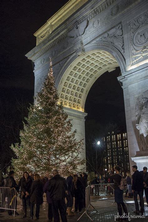 Washington Square Park – Christmas Tree 2013 | photoframd.com