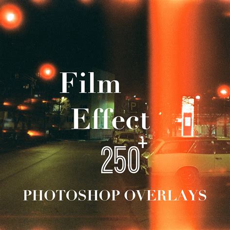 Photoshop Overlays Film Effect Photo Overlays Package Film - Etsy