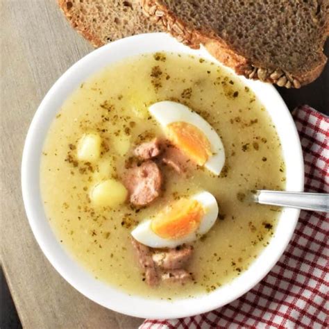Polish Żurek Soup Recipe - Everyday Healthy Recipes
