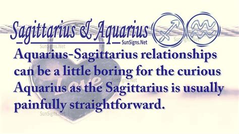 Sagittarius Aquarius Love Compatibility - SunSigns.Net