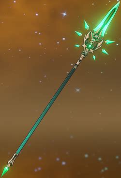 Primordial jade winged spear | 💖Genshin Impact Cosplay Prop Primordial Jade Winged Spear