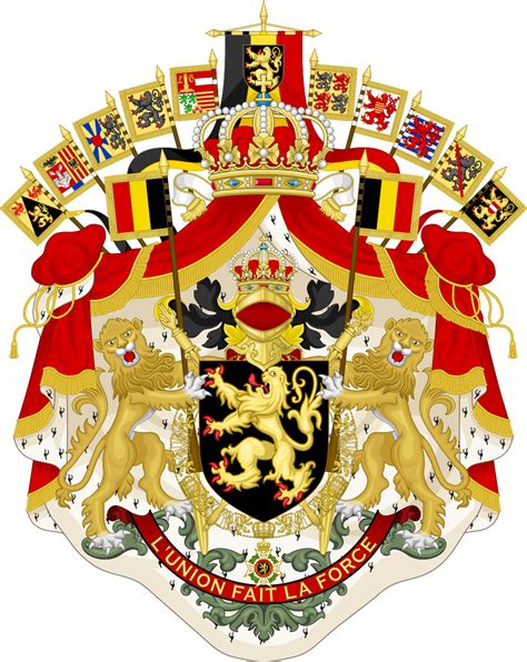 Wappen von Belgien: Foto, Bedeutung, Beschreibung