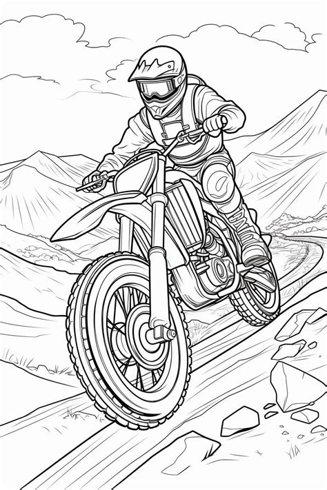 Top 19 Dirt Bike Coloring Pages (100% Free Printables) - Storiespub ...