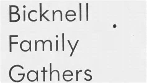 Bicknell Family Reunion 1977 – The Bicknell Family