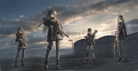 Download Video Game Girls Frontline 4k Ultra HD Wallpaper