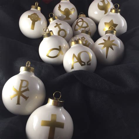 Chrismon Ornaments Set of 12 Christian Crismon Tree FREE SHIPPING | Chrismon ornaments ...