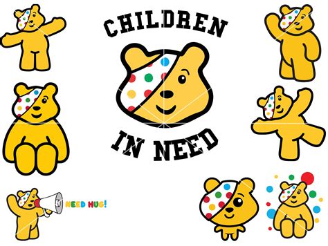 Pudsey Bear Animation Clipart