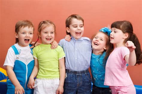 Kids Friends Stock Photo / Happy group of kids stock photo. Image of beautiful ... / Download ...