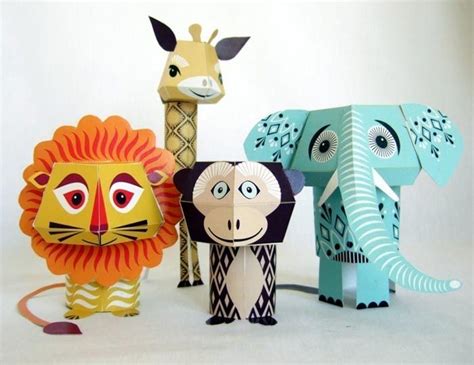 Cute+Animal+Paper+Crafts Kids Crafts, Summer Crafts For Kids, Craft ...