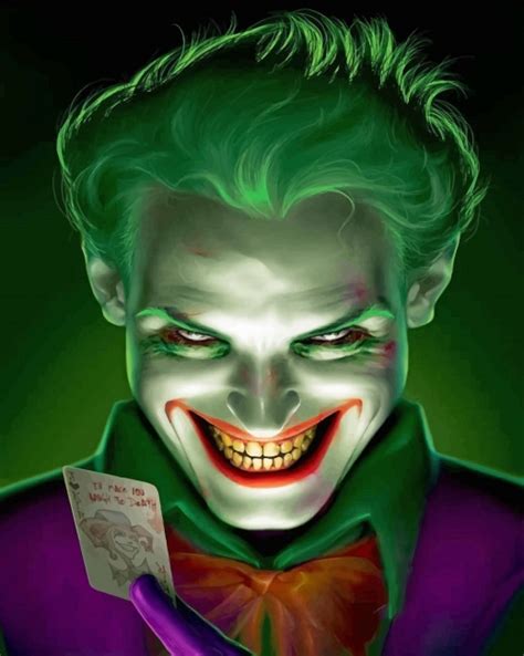 Joker Smile Face - Paint By Number - Num Paint Kit