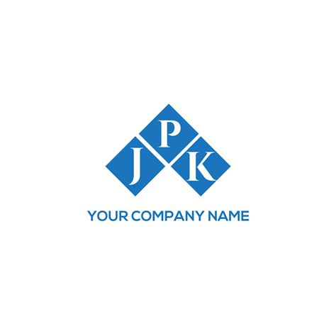 JPK letter logo design on white background. JPK creative initials letter logo concept. JPK ...