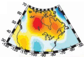 Gravitational Anomalies on Earth - Northern Canada Has a Lower Gravity!